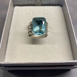 Silpada Sterling Silver Blue Topaz Ring